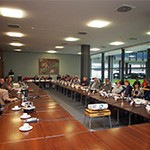 Eine Sitzung des Ausschusses Inklusion